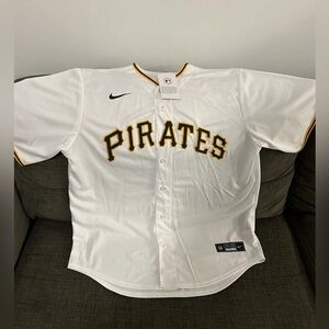 Nike Authentic Pittsburgh Pirates MLB Baseball White Jersey Men’s Size: M
